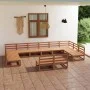 Garden furniture set 12 pieces solid pine wood by , Garden sets - Ref: Foro24-3076182, Price: 838,08 €, Discount: %