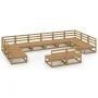 Juego de muebles de jardín 12 piezas madera maciza de pino de , Conjuntos de jardín - Ref: Foro24-3076182, Precio: 838,08 €, ...