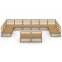 Garden furniture set 12 pieces solid pine wood by , Garden sets - Ref: Foro24-3076182, Price: 838,08 €, Discount: %