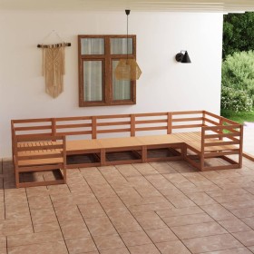 Gartenmöbel-Set 7-teilig aus massivem Kiefernholz von , Gartensets - Ref: Foro24-3076252, Preis: 457,90 €, Rabatt: %