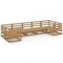 Gartenmöbel-Set 7-teilig aus massivem Kiefernholz von , Gartensets - Ref: Foro24-3076252, Preis: 457,90 €, Rabatt: %
