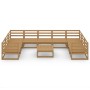 Gartenmöbel-Set 10-teilig aus massivem Kiefernholz von , Gartensets - Ref: Foro24-3076267, Preis: 719,13 €, Rabatt: %