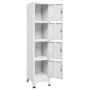 Locker cabinet with 4 compartments 38x45x180 cm by vidaXL, Lockers and storage cabinets - Ref: Foro24-244475, Price: 164,61 €...