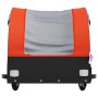 Schwarz-orangefarbener Fahrradanhänger aus Eisen, 45 kg von , Fahrradanhänger - Ref: Foro24-94124, Preis: 95,60 €, Rabatt: %