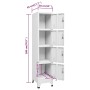 Locker cabinet with 4 compartments 38x45x180 cm by vidaXL, Lockers and storage cabinets - Ref: Foro24-244475, Price: 184,91 €...