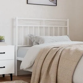 White metal headboard 90 cm by , Headboards and footboards - Ref: Foro24-373768, Price: 26,08 €, Discount: %