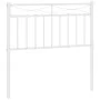 Cabecero de metal blanco 90 cm de , Cabeceros y pies de cama - Ref: Foro24-373768, Precio: 26,08 €, Descuento: %