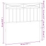 Kopfteil aus weißem Metall, 90 cm von , Kopf- und Fußteile - Ref: Foro24-373768, Preis: 26,54 €, Rabatt: %