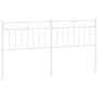 Kopfteil aus weißem Metall, 160 cm von , Kopf- und Fußteile - Ref: Foro24-373775, Preis: 33,17 €, Rabatt: %