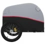 Black and red iron bicycle trailer 45 kg by , Bicycle trailers - Ref: Foro24-94132, Price: 75,26 €, Discount: %