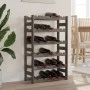 Wine rack for 30 bottles solid gray pine wood by , Wine racks - Ref: Foro24-373380, Price: 37,86 €, Discount: %