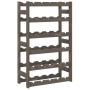 Wine rack for 30 bottles solid gray pine wood by , Wine racks - Ref: Foro24-373380, Price: 37,06 €, Discount: %