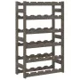 Wine rack for 30 bottles solid gray pine wood by , Wine racks - Ref: Foro24-373380, Price: 37,86 €, Discount: %