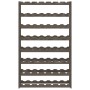 Wine rack for 56 bottles solid gray pine wood by , Wine racks - Ref: Foro24-373382, Price: 51,41 €, Discount: %