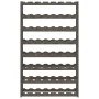 Wine rack for 56 bottles solid gray pine wood by , Wine racks - Ref: Foro24-373382, Price: 54,90 €, Discount: %