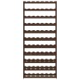 Wine rack for 77 bottles solid brown pine wood by , Wine racks - Ref: Foro24-373394, Price: 64,03 €, Discount: %