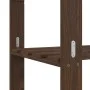 5-stufiges Regal aus massivem braunem Kiefernholz, 80 x 38 x 170 cm von , Industrieregale - Ref: Foro24-373396, Preis: 72,54 ...