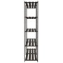 5-stufiges Regal aus massivem schwarzem Kiefernholz, 170 x 38 x 170 cm von , Industrieregale - Ref: Foro24-373406, Preis: 99,...