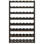 Wine rack for 56 bottles solid black pine wood by , Wine racks - Ref: Foro24-373404, Price: 56,36 €, Discount: %