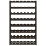 Wine rack for 56 bottles solid black pine wood by , Wine racks - Ref: Foro24-373404, Price: 60,39 €, Discount: %