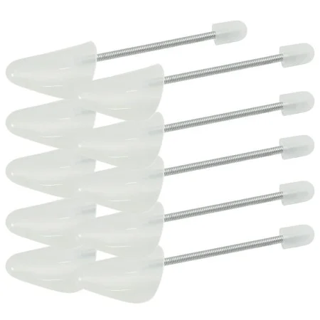 Shoe trees 5 pairs white plastic EU 35-38 by , Shoe lasts and stretchers - Ref: Foro24-155249, Price: 14,52 €, Discount: %