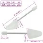 Shoe trees 5 pairs white plastic EU 35-38 by , Shoe lasts and stretchers - Ref: Foro24-155249, Price: 14,52 €, Discount: %