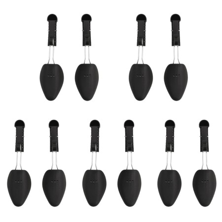 Schuhspanner 5 Paar aus schwarzem Kunststoff EU 38-44 von , Schuhleisten und -tragen - Ref: Foro24-155254, Preis: 15,61 €, Ra...