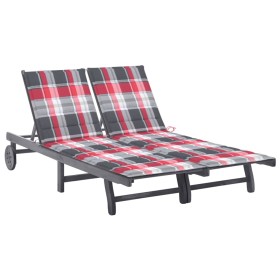 Gartenliege für 2 Personen und Kissen massives Akazienholz von , Liegen - Ref: Foro24-3061402, Preis: 387,02 €, Rabatt: %