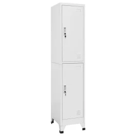 Locker cabinet with 2 compartments 38x45x180 cm by vidaXL, Lockers and storage cabinets - Ref: Foro24-244473, Price: 168,59 €...