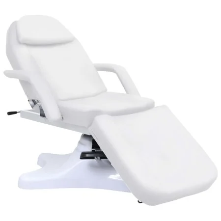 Camilla de masaje blanca 180x62x(86,5-118) cm de , Mesas de masaje - Ref: Foro24-110261, Precio: 641,41 €, Descuento: %