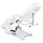 Camilla de masaje blanca 180x62x(86,5-118) cm de , Mesas de masaje - Ref: Foro24-110261, Precio: 641,41 €, Descuento: %