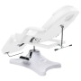 Weiße Massageliege 180x62x(86,5-118) cm von , Massageliegen - Ref: Foro24-110261, Preis: 658,32 €, Rabatt: %