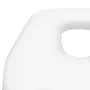 Camilla de masaje blanca 180x62x(86,5-118) cm de , Mesas de masaje - Ref: Foro24-110261, Precio: 641,41 €, Descuento: %