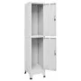 Locker cabinet with 2 compartments 38x45x180 cm by vidaXL, Lockers and storage cabinets - Ref: Foro24-244473, Price: 168,59 €...