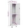 Schließfachschrank mit 2 Fächern 38x45x180 cm von vidaXL, Schließfächer und Lagerschränke - Ref: Foro24-244473, Preis: 165,09...