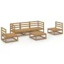 Gartenmöbel 6 Stück honigbraunes massives Kiefernholz von , Gartensets - Ref: Foro24-3075397, Preis: 411,18 €, Rabatt: %