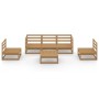 Gartenmöbel 6 Stück honigbraunes massives Kiefernholz von , Gartensets - Ref: Foro24-3075397, Preis: 417,66 €, Rabatt: %