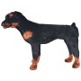 XXL schwarz-brauner stehender Plüsch-Rottweiler-Hund von vidaXL, Stofftiere - Ref: Foro24-91330, Preis: 112,03 €, Rabatt: %