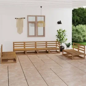 Gartenmöbel 8-teilig honigbraunes Kiefernholz von , Gartensets - Ref: Foro24-3075432, Preis: 513,37 €, Rabatt: %