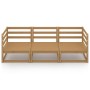 3-seater honey brown garden sofa made of solid pine wood by , Outdoor sofas - Ref: Foro24-3075322, Price: 189,87 €, Discount: %