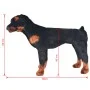 XXL black and brown standing plush rottweiler dog by vidaXL, Stuffed animals - Ref: Foro24-91330, Price: 109,42 €, Discount: %