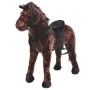 Extra large dark brown standing plush horse by vidaXL, Stuffed animals - Ref: Foro24-91327, Price: 90,73 €, Discount: %