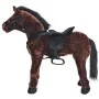 Extra large dark brown standing plush horse by vidaXL, Stuffed animals - Ref: Foro24-91327, Price: 90,73 €, Discount: %