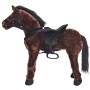 XXL dunkelbraunes stehendes Plüschpferd von vidaXL, Stofftiere - Ref: Foro24-91327, Preis: 92,12 €, Rabatt: %