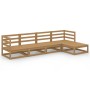 Gartenmöbel 7 Stück honigbraunes massives Kiefernholz von , Gartensets - Ref: Foro24-3075537, Preis: 342,45 €, Rabatt: %