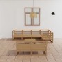 Muebles de jardín 8 piezas marrón miel madera maciza de pino de , Conjuntos de jardín - Ref: Foro24-3075612, Precio: 533,32 €