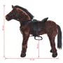 Extra large dark brown standing plush horse by vidaXL, Stuffed animals - Ref: Foro24-91327, Price: 90,73 €, Discount: %