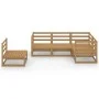 5-piece garden furniture set in honey brown solid pine wood by , Garden sets - Ref: Foro24-3075577, Price: 311,91 €, Discount: %