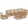 Gartenmöbel 8-teilig honigbraunes massives Kiefernholz von , Gartensets - Ref: Foro24-3075627, Preis: 538,34 €, Rabatt: %