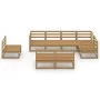 Gartenmöbel 8-teilig honigbraunes massives Kiefernholz von , Gartensets - Ref: Foro24-3075627, Preis: 531,25 €, Rabatt: %